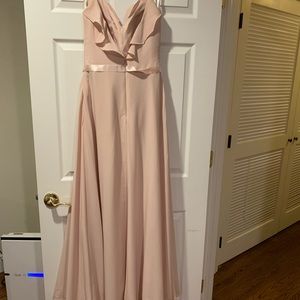 Blush Floor Length Gown